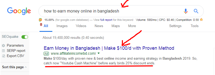 Faebook and Google Ads Beginners Guide - Keywords - Title - Offer