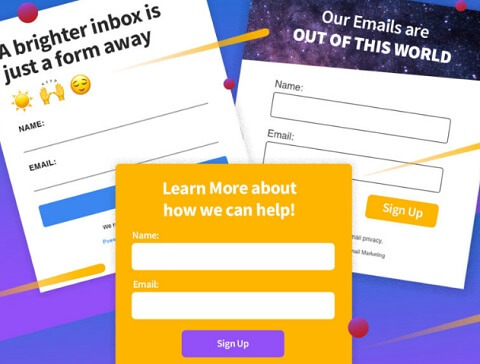 aweber sign up form