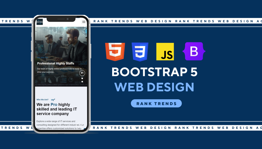 rank trends bootstrap 5 web design